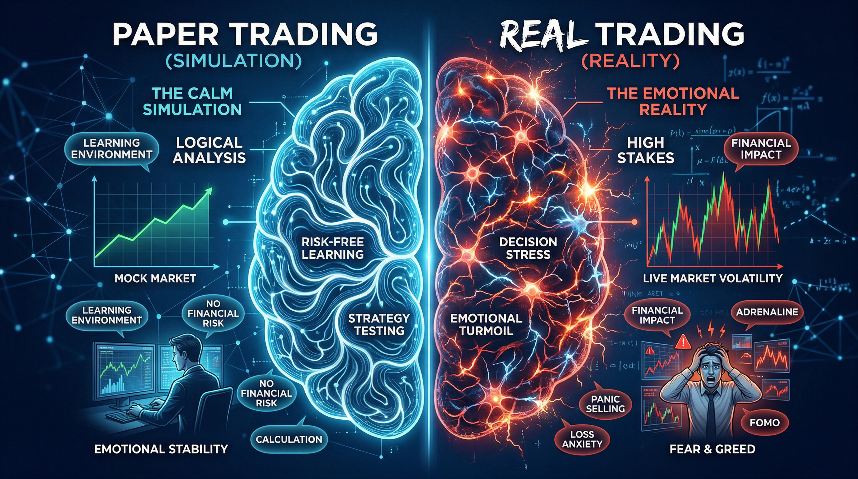 Why Paper Trading Doesn't Prepare You for Real Losses